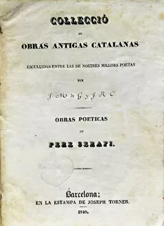 Cover of the book Poetic Works (Book first of loves) by Pere Serafi, printed