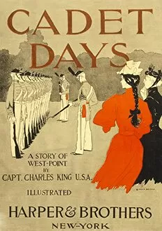 Standing To Attention Gallery: Front Cover for Cadet Days, by Capt. Charles King U