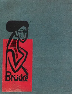 Kirchner Prints: Cover of the catalogue for the exhibition of the artist group Brücke at the Gurlitt Gallery