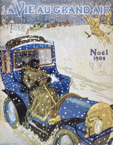 Christmas Prints: Cover for the Christmas issue of the magazine La Vie au Grand Air, 1904