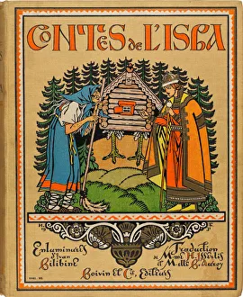 1931 Prints: Cover of Contes de l Isba, 1931. Creator: Bilibin