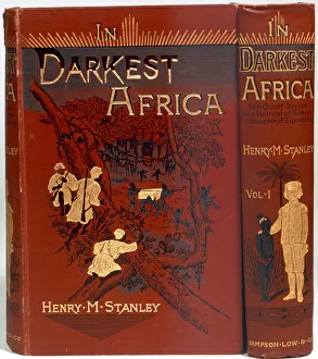John Rowlands Prints: Cover of In Darkest Africa, by Henry Morton Stanley, 1890