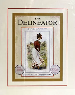 July Gallery: Cover of The Delineator, July 1900