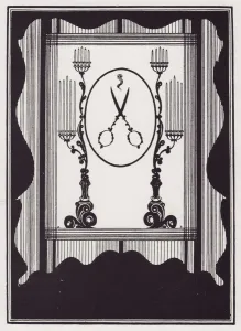 Scissors Prints: Cover Design, 1895-1896. Creator: Aubrey Beardsley