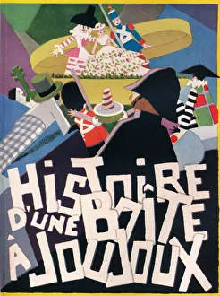 Andre Helle Gallery: Cover Design by Andre Helle for Histoire d une Boite a Joujoux, 1926, (1929). Artist: Andre Helle