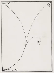 Book Cover Gallery: Cover Design for Dowsons Verses, 1896. Creator: Aubrey Beardsley