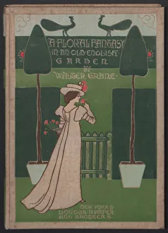 Walter 1845 1915 Prints: Cover design for A floral fantasy in an old english garden, 1899