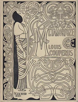 Toorop Prints: Cover design Metamorfoze by Louis Couperus, 1897. Creator: Toorop, Jan (1858-1928)