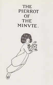 Book Cover Gallery: Cover Design to The Pierrot of the Minute, 1897. Creator: Aubrey Beardsley