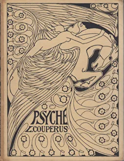 Cover design Psyche by Louis Couperus, 1898. Creator: Toorop, Jan (1858-1928)