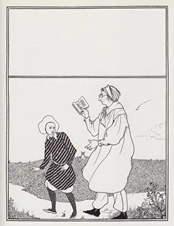 Beardsley Aubrey Prints: Cover Design for The Savoy No. 7, 1896. Creator: Aubrey Beardsley