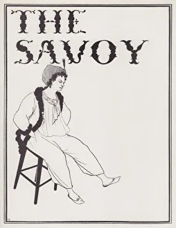 Turbans Prints: Cover Design for The Savoy No. 8, 1896. Creator: Aubrey Beardsley