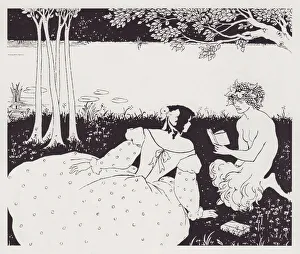 Cover Design for Yellow Book Prospectus for Vol V, 1895. Creator: Aubrey Beardsley