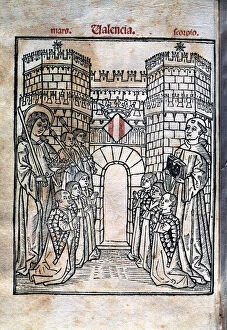 Edition Gallery: Cover of the edition printed in 1499 Regiment de la Cosa Publica (Regime of
