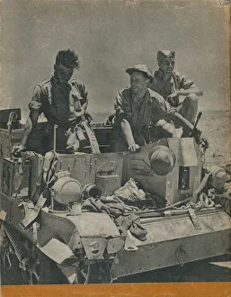 Armoured Warfare Gallery: Back cover of The Eighth Army, 1944