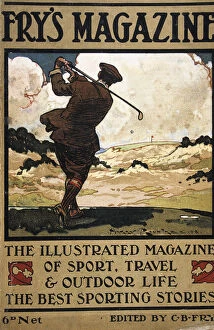 Cb Fry Collection: Cover of Frys Magazine, c1904-c1914