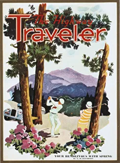Sarah Fabian Baddiel Prints: Cover of The Highway Traveler magazine, c1926