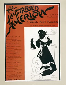 Aubrey Vincent Prints: Cover of The Illustrated American, 1894. Artist: Aubrey Beardsley