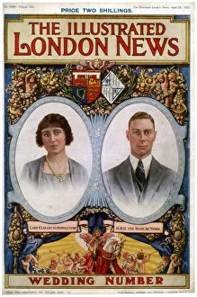 Queen Consort Of King George Vi Gallery: Front cover of The Illustrated London News Wedding Number, 28th April 1923