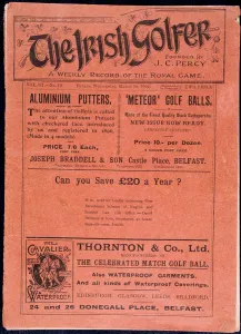 Cover of The Irish Golfer, March 19, 1902