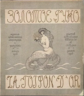Golden Fleece Gallery: Cover of the journal Zolotoe Runo (The Golden Fleece) No 1. Artist: Feofilaktov