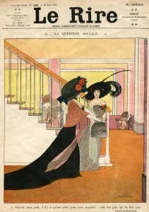 Images Dated 28th July 2008: Front cover of Le Rire, or Laughter, 29th May 1909. Artist: Petitjean