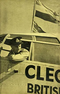 Airline Collection: Back cover of Merchant Airmen, 1946. Creator: Unknown