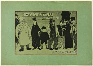 Vallotton Felix Prints: Cover for Paris Intense, 1894. Creator: Félix Vallotton