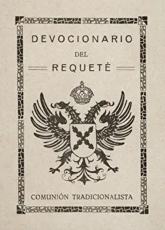 Cover of the Prayer of the Requete approved by the Ecclesiastical Authority in Burgos Cover of the Prayer of the Requete approved by the Ecclesiastical Authority in Burgos