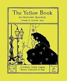 Aubrey Prints: Cover of 'The Yellow Book'