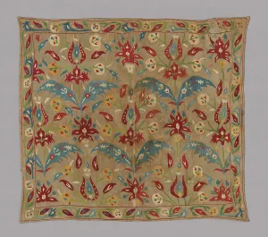 Linen Prints: Cover, Turkey, 1675/1725. Creator: Unknown