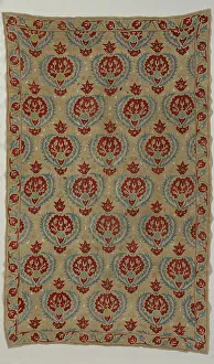 Linen Prints: Cover, Turkey, 17th century, Ottoman Dynasty (1299-1923). Creator: Unknown