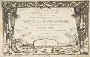 New Zealand Gallery: Cover: The Voyage to New Zealand (1842 - 46), 1866. Creator: Charles Meryon