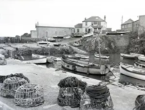Rowing Boats Prints: Coverack, Cornwall, c1955. Creator: Arthur Charles Kirby Ware