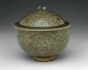 Northern Song Prints: Covered Bowl with Peony Scroll, Northern Song dynasty (960-1127), 11th century