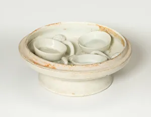 Molded Collection: Covered Box with Lotus-Shaped Compartments, Song dynasty (960-1279). Creator: Unknown