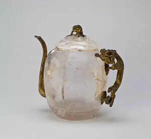 Covered Collection: Covered Ewer with Lizard-Shaped Handle, Qing dynasty (1644-1911), 18th century