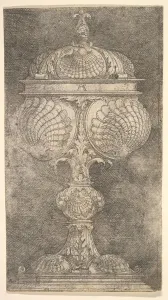 The M Prints: Covered Goblet with Shells. n. d. Creator: Albrecht Altdorfer