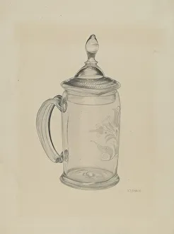 Covered Mug, 1935/1942. Creator: V. L. Vance
