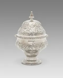 Covered Sugar Bowl, 1765 / 75. Creator: Bancroft Woodcock