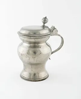 Regensburg Prints: Covered Tankard, Regensburg, c. 1791. Creator: Johann George Kranth