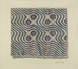 Item Gallery: Coverlet, 1935 / 1942. Creator: Alois E. Ulrich