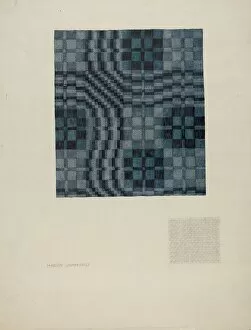 Bedding Gallery: Coverlet, 1935 / 1942. Creator: Harry Jennings