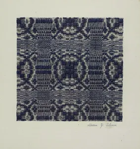 Coverlet Prints: Coverlet, 1935/1942. Creator: Miriam Y. Solomon