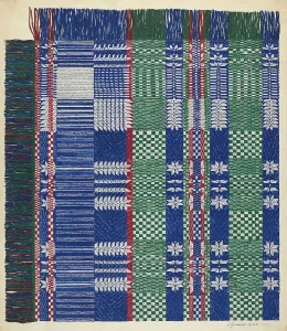 Coverlet, 1937. Creator: J. Howard Iams
