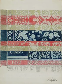 Trim Prints: Coverlet, c. 1936. Creator: Christopher Hobbs