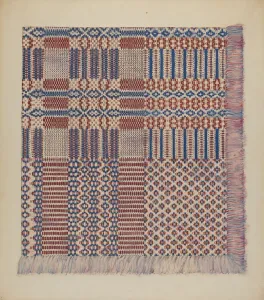 Coverlet, c. 1938. Creator: Katherine Hastings