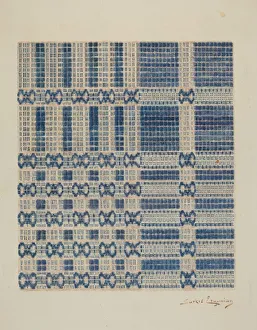 Coverlet, c. 1940. Creator: Sarkis Erganian