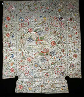 Bedclothes Gallery: Coverlet, China, Ming dynasty (1368-1644) / Qing dynasty (1644-1911), Mid-17th century