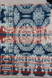 Coverlet (Fragment), United States, 1859. Creator: Daniel Stephenson